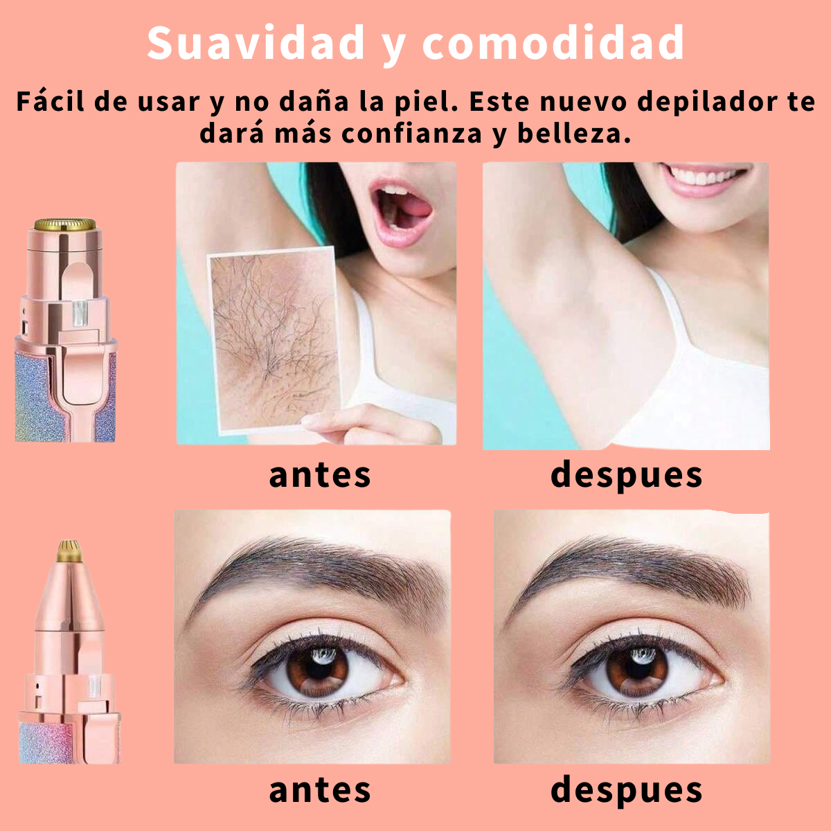 BeautifyPro® - depilador 2 en 1
