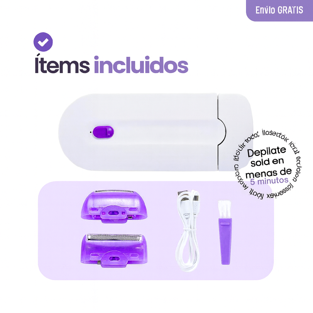 Depiladora Indolora 2 en 1 - LaserFlex™