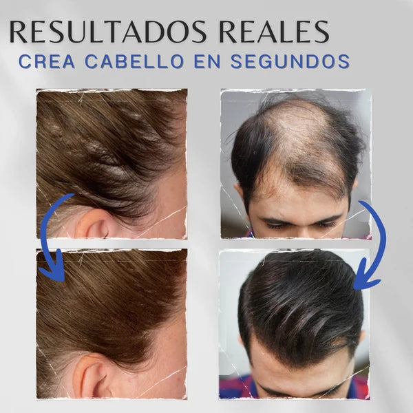 🔥KIT-TOPPIK™ – Fibra Capilar 3 en 1: Volumen Instantáneo + Aplicador + Peine Delimitador