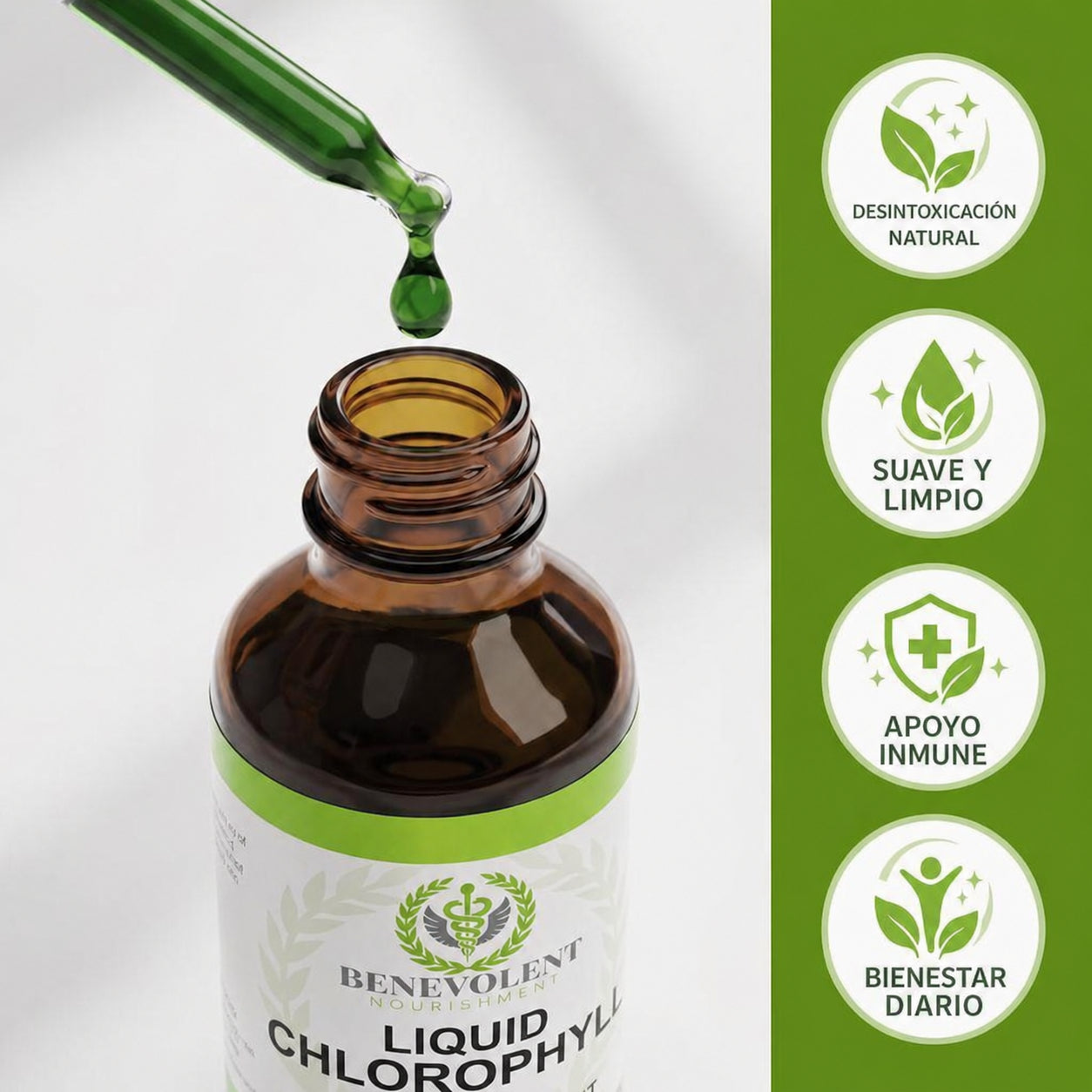 Benevolent® Clorofila en Gotas (30 ML)