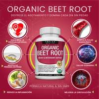 Toplux Nutrition® Organic Beet Root + Oxido nitrico