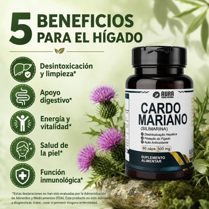 Cardo Mariano 500mgescudo Hepatico Natu