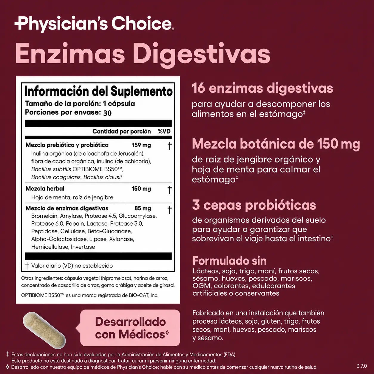 physicians choice® Digestive Enzymes