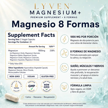 LYVEN® Magnesio complex 8 en 1