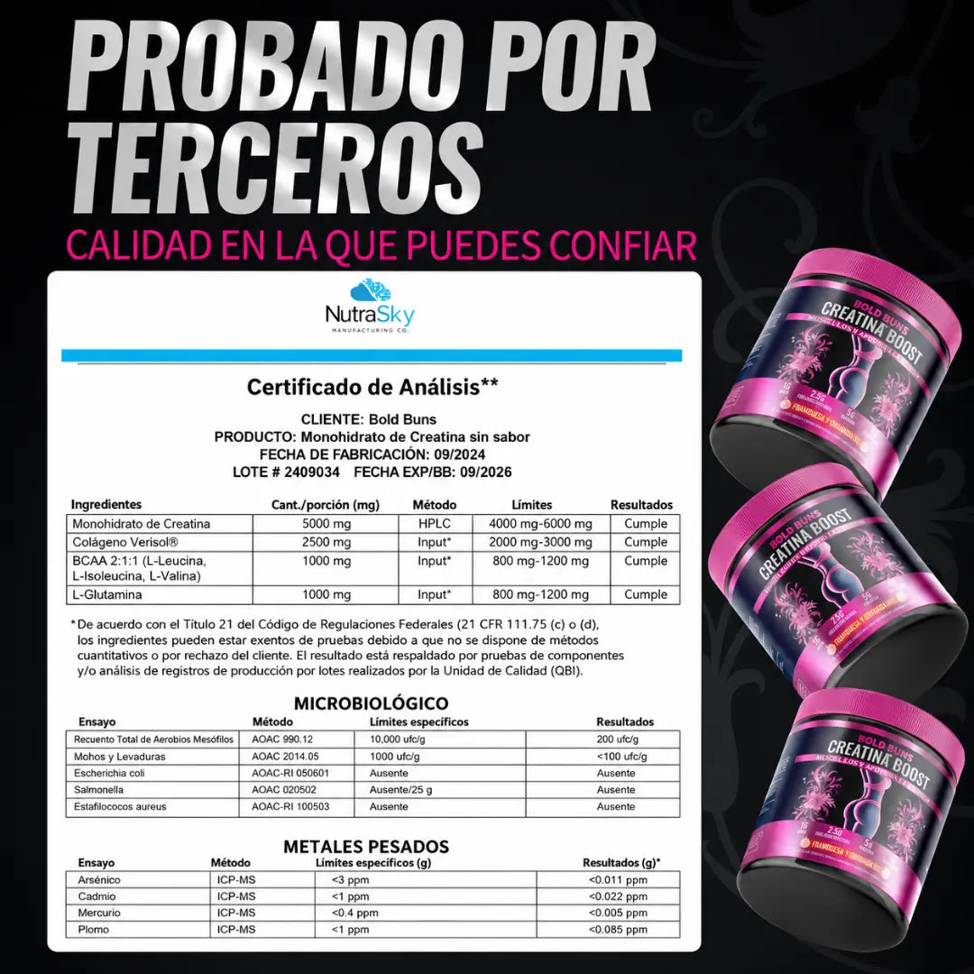 Bold Buns® Creatine Boost 200gr