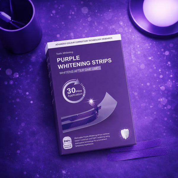 Tiras Blanqueadoras Para Dientes Purple PAP - 14 Tiras
