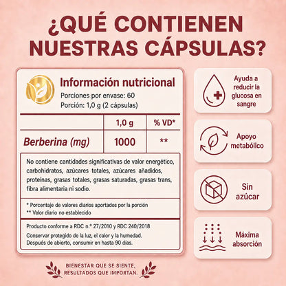 AURA® Berberina 1000mg