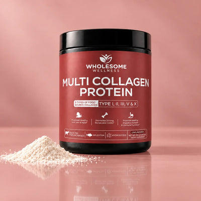Wholesome Wellness® Multi Collagen Peptides (Tipo I II III V X)