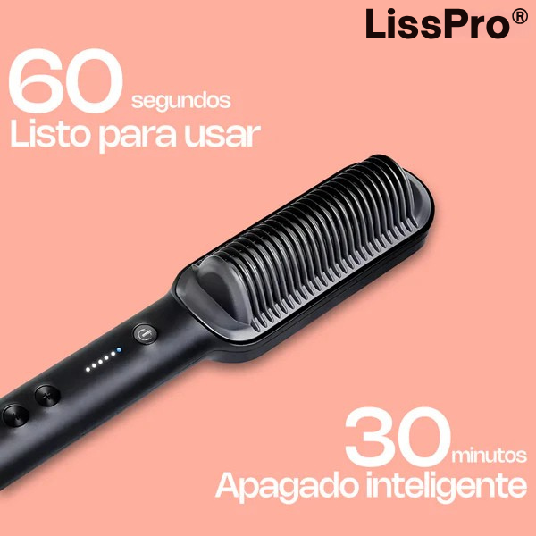 LissPro® - Cepillo Alisador Iónico 2 en 1