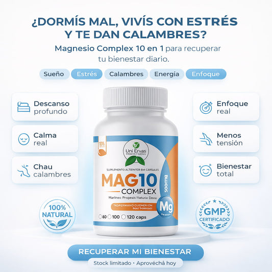 Magnesio Complex 10 en 1™ Original – Fórmula Avanzada + eBook de Regalo