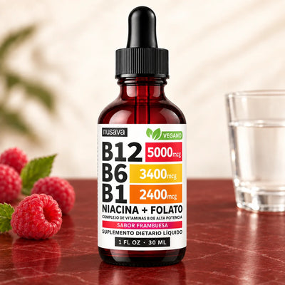 Nusava® Complejo de Vitamina B (B12 B6 B1) - 30ML