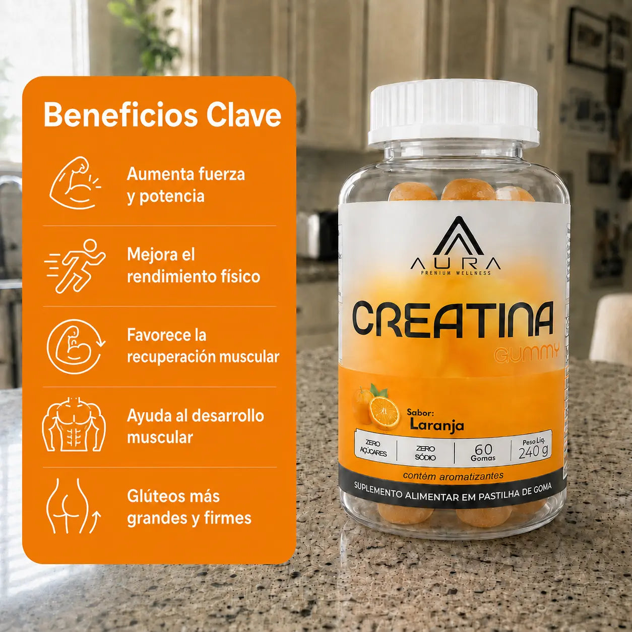 AURA® Gomitas de creatina new landing