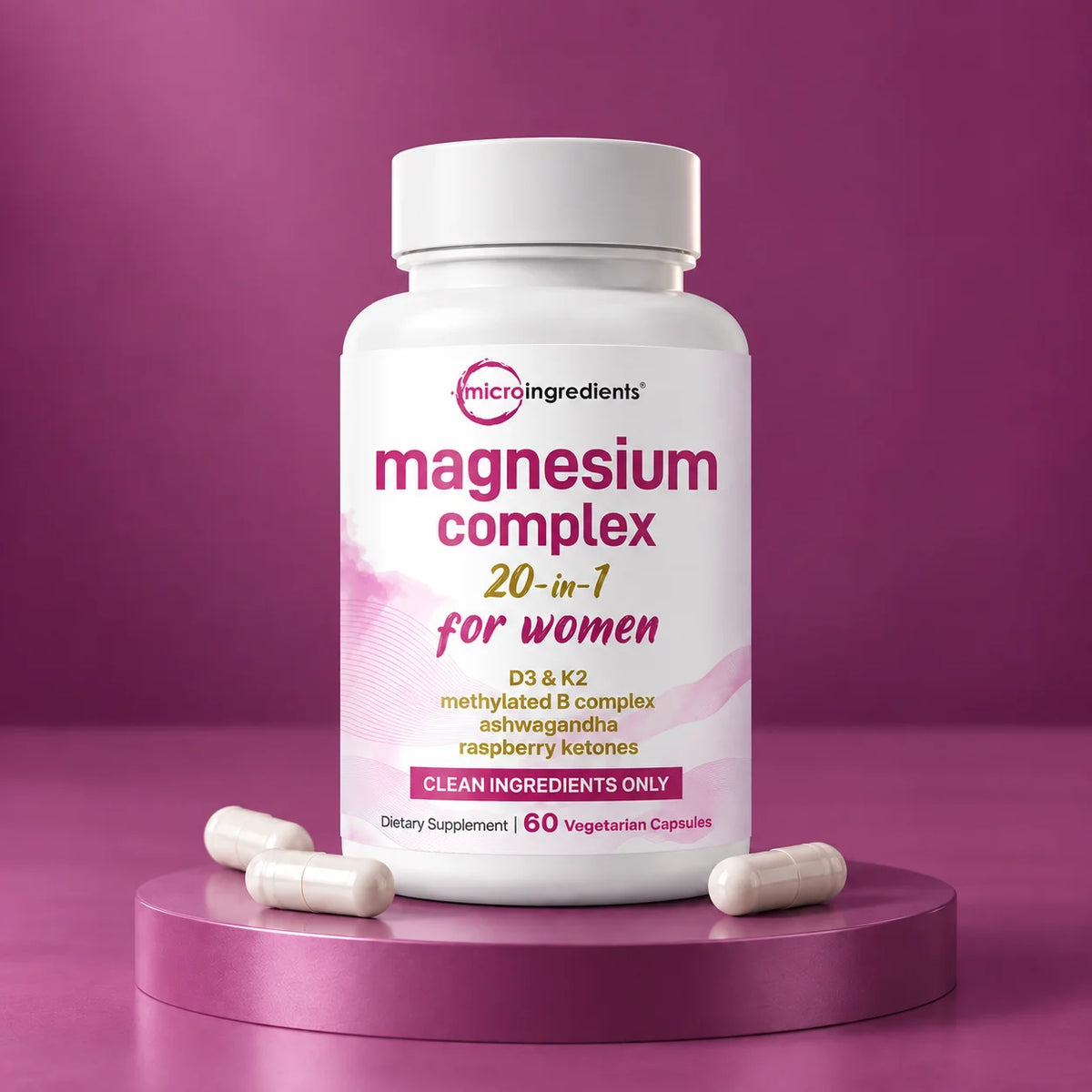 Micro Ingredients® Magnesium Complex 20 en 1 | Fórmula Completa