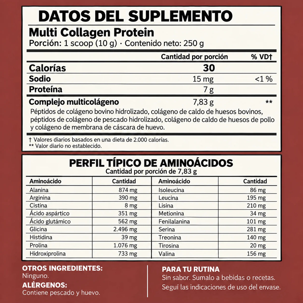 Wholesome Wellness® Multi Collagen Peptides (Tipo I II III V X)